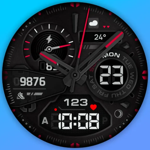 Sh078 Watch Face, Wearos Watch  Apps No Google Play
